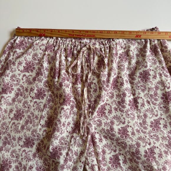 Coldwater Creek Flannel Pajama PJ Pants Sz 3X EUC Elastic Waist Pull On Casual - Picture 5 of 14